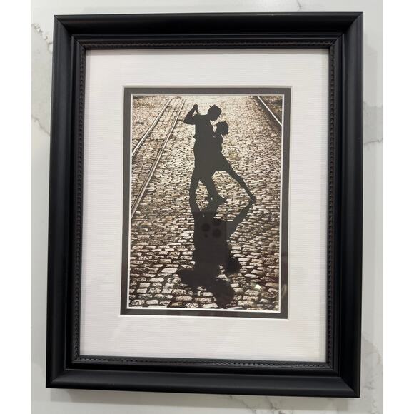 The Last Dance Street Tango by Winston Porter, Black & White Framed Art - Picture 1 of 5